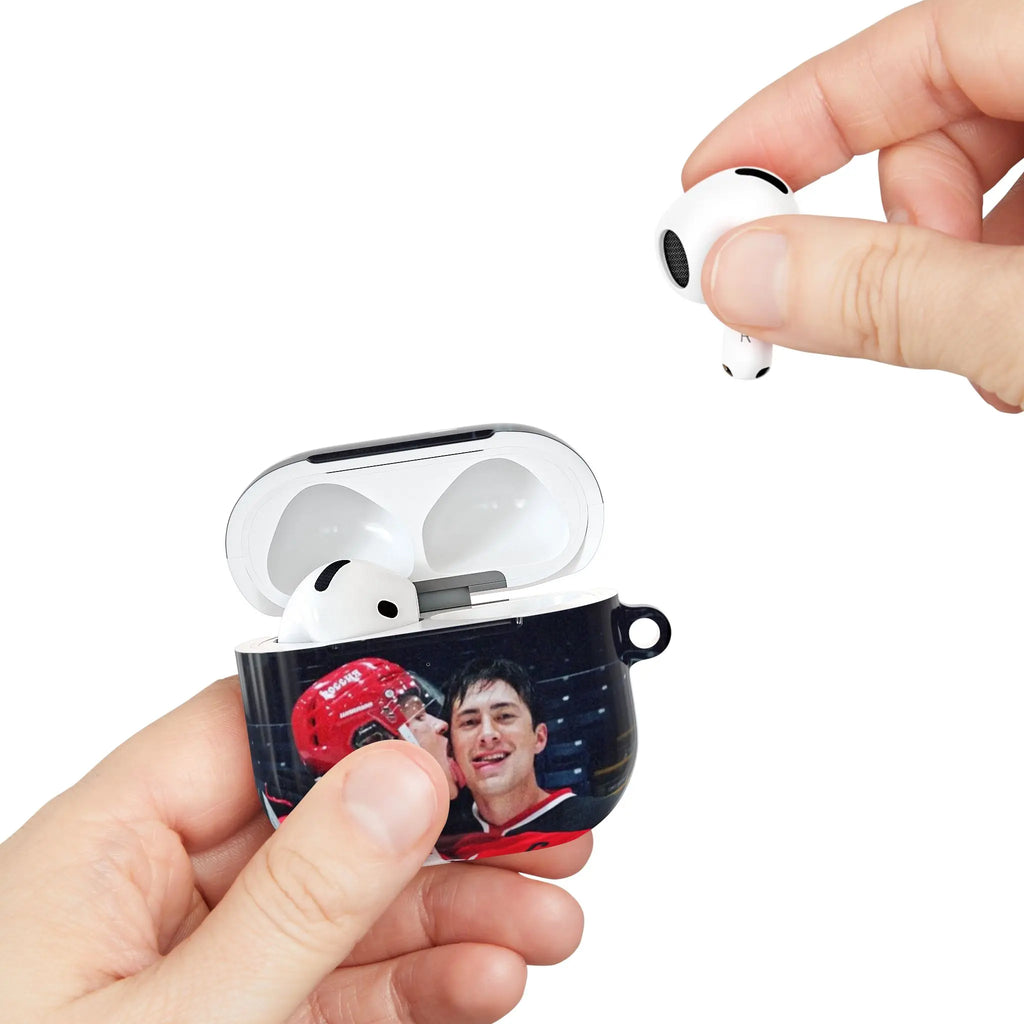 Heated Rivalry Inspired Airpods Case for Generation 1 2 3 4 & Pro 1 2 3, Hollander & Rozanov LGBT Love Romance Hockey Movie Booktok Merch Gift for Fan Reader Airpods Cover